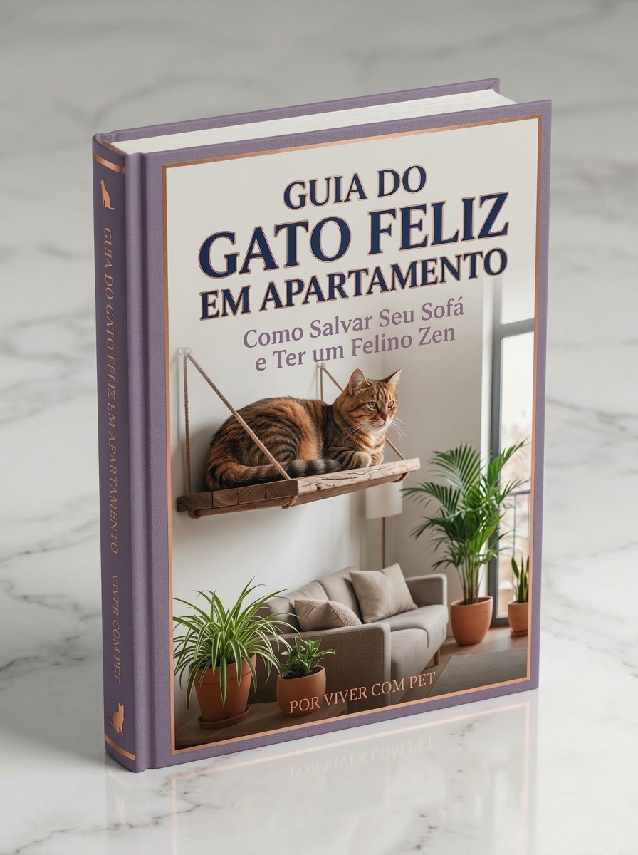 Capa E-book Guia do Gato Feliz em Apartamento