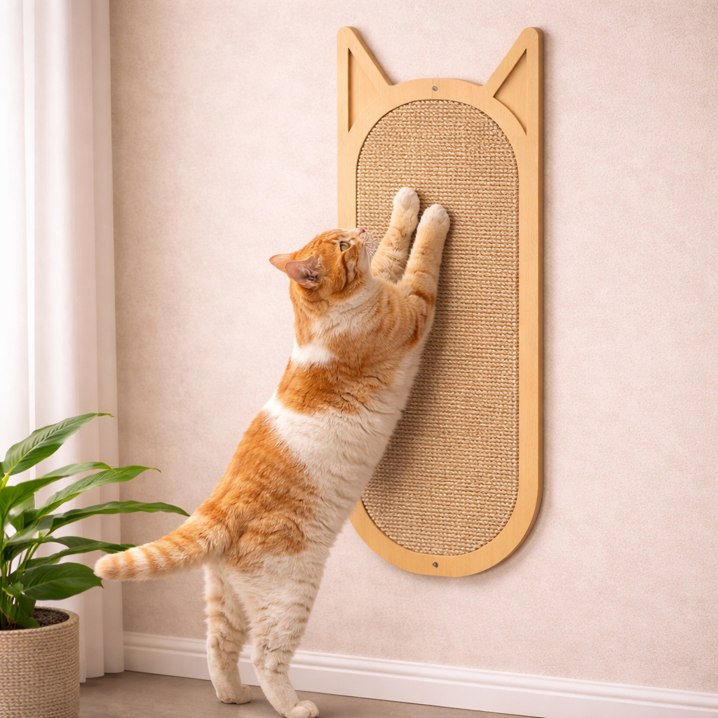 Arranhador de Parede e Quina Grande 50x20cm para Gatos